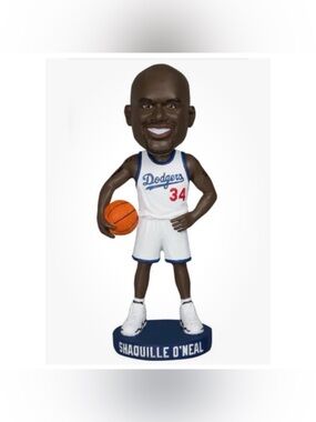 NEW Shaquille O'Neal DODGERS Bobblehead 6/20/26 SGA LAKERS SHAQ #34 NIB Lakers